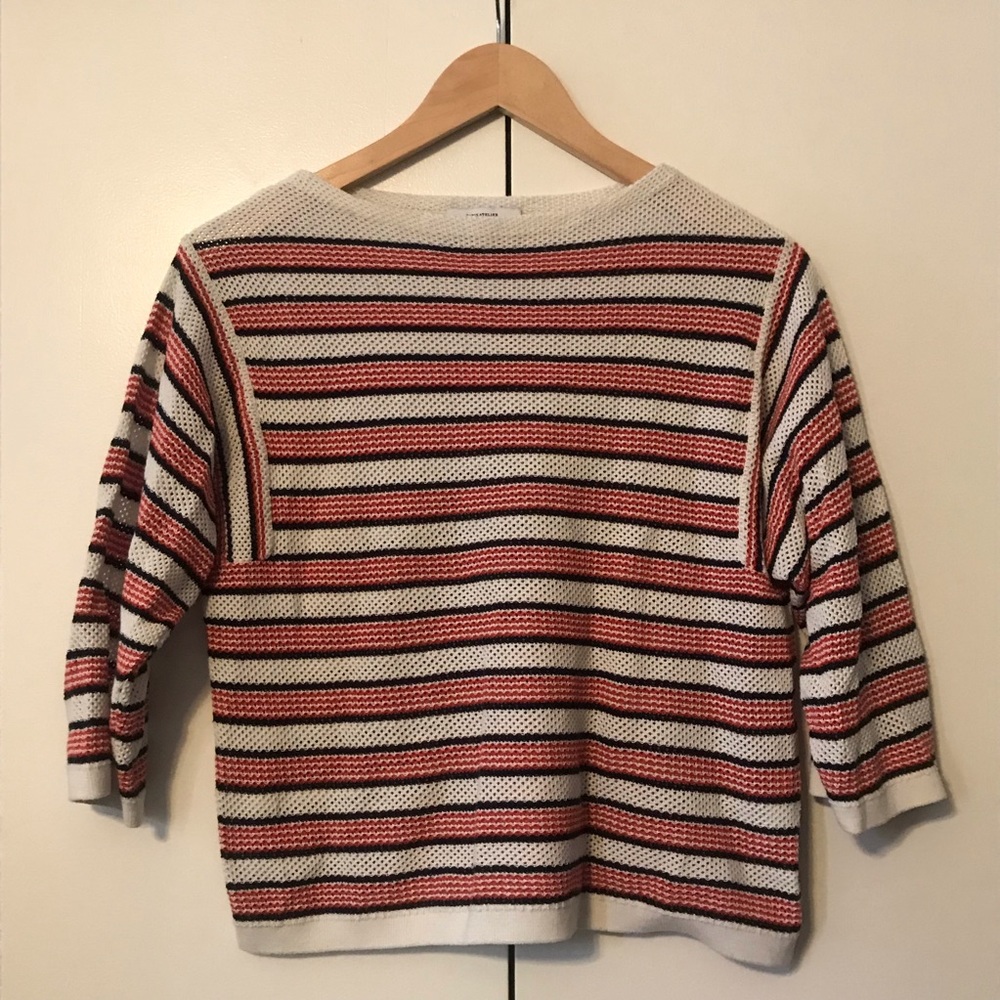 & Other Stories Striped Sweater Top